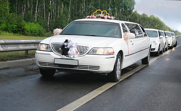 Wedding Grand with a Luxury Limousine