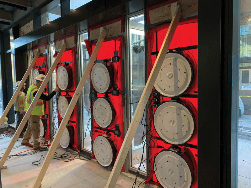 Air barrier testing